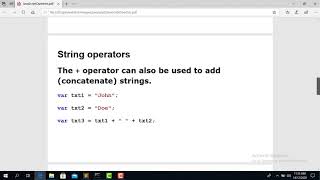 JavaScript Operators (Pashto)