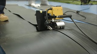 How to weld the HDPE geomembrane for waterproof pond liner