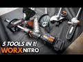 Must Have Tools To Clean Up Your Lawn Like A Pro! WORX Nitro 5 In 1 Power Share Multi Tool Review!