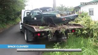 Derelict Vehicle Removal Initiative Ongoing Across Saint Lucia.(February 13th 2025)