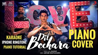 Dil Bechara - Title Track -  Piano Cover & How to play the song  | Joethedjembeman