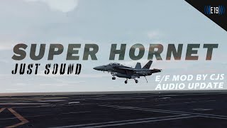 Just Sound - Crank it up! | F/A-18 Super Hornet Audio by Echo 19