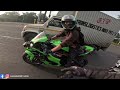 3 kawasaki zx10r vs yamaha r1 🥵🥵crazy powerfull superbikes must watch