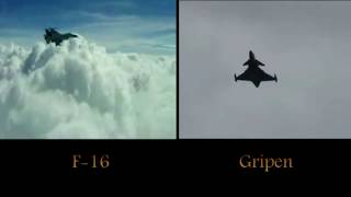 F-16 Fighting Falcon vs Saab Gripen-E, Comparison between F-16 and Gripen-E