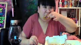 bj복부인 뿌링클치킨 먹방 오늘 대박 맛나게 먹었어용 mukbang