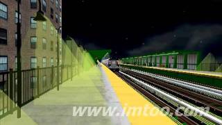 OpenBve Nycta:IND G \u0026 Q Trains :Run By @ Cebra Avenue on G and Q lines