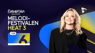 🇸🇪 Melodifestivalen 2025 - Heat 3 | My Top 6 | Comments \u0026 Ratings (Eurovision 2025)