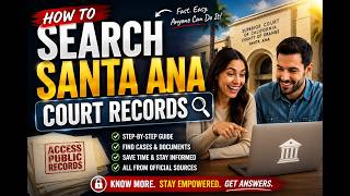 How to search Santa Ana court records