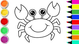 How to Draw a Blue Crab