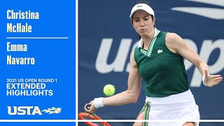 Emma Navarro vs. Christina McHale Extended Highlights | 2021 US Open Round 1