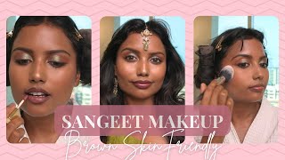 Sangeet Makeup look in HD | Step by step tutorial | Glam makeup for weddings | Easy and simple