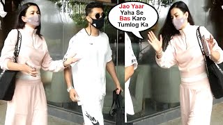जाओ याहा से...Gauahar Khan & Hubby Zaid Shows Attitude & Behave Rude With Media In Public @ Airport