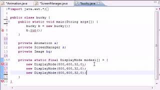 Java Game Development | Chapter - 20 - Creating Display Modes List 