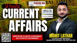 🔴 Daily Current Affair For UPSC | 06th Feb 2025 Live | Mohit Sir #currentaffairs #upsc