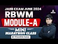 JAIIB RBWM Module A Mini Marathon | JAIIB Exam Preparation June 2024