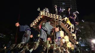 令和4年 吉田區 だんじり 本住吉神社(宮入) 神戸市東灘区