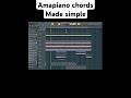 Amapiano Chords Made simple Fl studio tutorial #amapianotutorial #flstudio