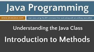 Learn Java Programming - Introduction to Methods Tutorial