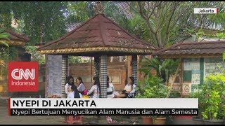 Suasana Nyepi di Jakarta