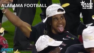 Alabama football celebrates winning the national championship, a breakdown