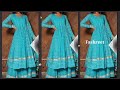 beautiful sky blue 🔵 colour anarkali suit design ideas for girls 2023