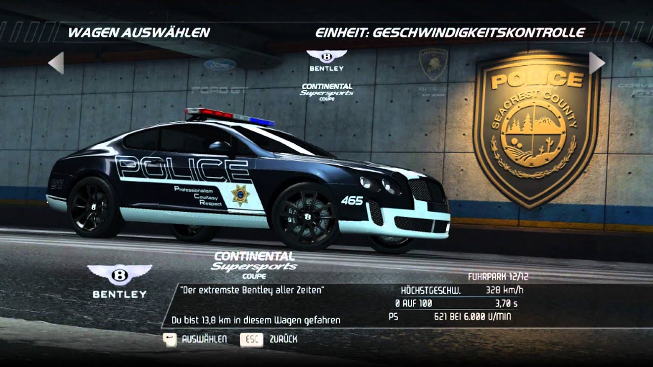 Need For Speed Hot Pursuit 3 2010 - Level 4 Police Cars Speed ...