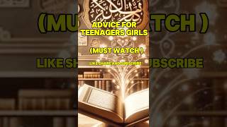 ADVICE FOR TEENAGERS GIRLS #islamicfigure #books #islamicgifts #islamicquotes #booktok #giftsofislam