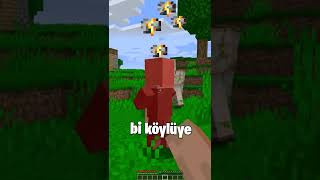 DEMİR GOLEM KÖYLÜLERİ NEDEN KORUYOR? - #shorts #minecraft