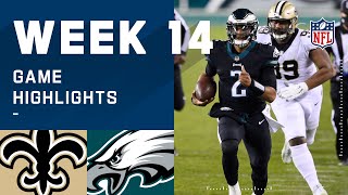 Saints vs. Eagles Week 14 Highlights | NFL 2020