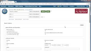 CINAHL Plus with Full Text: Advanced Search Tips
