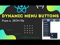 Dynamic menu buttons from JSON file in React (nested sub-menus)