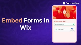 How to Embed Formester Forms in Wix Websites?