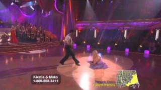 Kirstie Alley and Maksim Chmerkovskiy Dancing with the Stars waltz