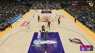 NBA 2K22次世代　線上快速比賽　現役湖人對13熱火　展現曼巴精神！？