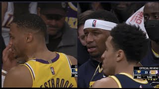 MY BAD! Russell Westbrook Realizes He Nearly Broke Torrey Craig's Nose While Shooting Brick | FERRO