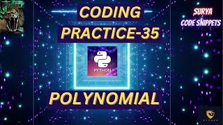 Polynomial | Coding Practice-35 | CCBP | #nxtwave #idp #python @YouTube