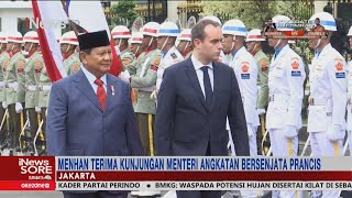 Menhan Terima Kunjungan Menteri Angkatan Bersenjata Prancis #iNewsSore 29/11