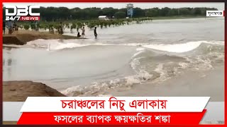 পাহাড়ি ঢলে কিশোরগঞ্জ ও সুনামগঞ্জে নদী হাওরের পানি বাড়ছে।