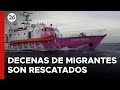 REINO UNIDO | Decenas de migrantes son rescatados por un barco de voluntarios