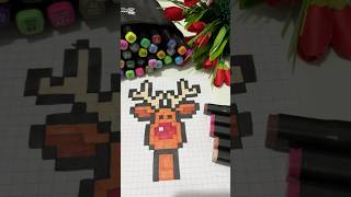 This is the season to be grateful…😊#christmas #reindeer #pixel #pixelart #shortsfeed #animal #short