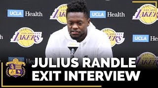 Lakers Exit Interviews 2018: Julius Randle (With Time Stamps!)