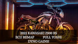 KAWASAKI Z900RS Full YOSHI SYSTEM. ECU REMAP AND DYNO TUNE 😎