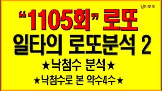 1105회 로또분석 \