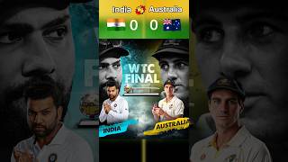 India vs Australia Test match side by side comparison wtc final icc world test championship #ytshort