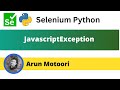 JavascriptException (Selenium Python)