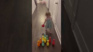 Little Girl's Epic Bowling Fail: Strikes Out Against All Odds!