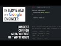 JavaScript interview with a Google engineer