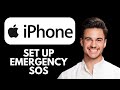 NEW! How to Set Up Emergency SOS on iPhone 2025 📱 | Quick Safety Alert & Emergency Features