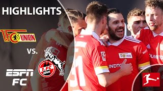 Union Berlin's top 4 hunt continues in win vs. FC Cologne | ESPN FC Bundesliga Highlights