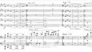 Ernest Chausson - Concert for Violin, Piano and String Quartet - Live Performance with the Score